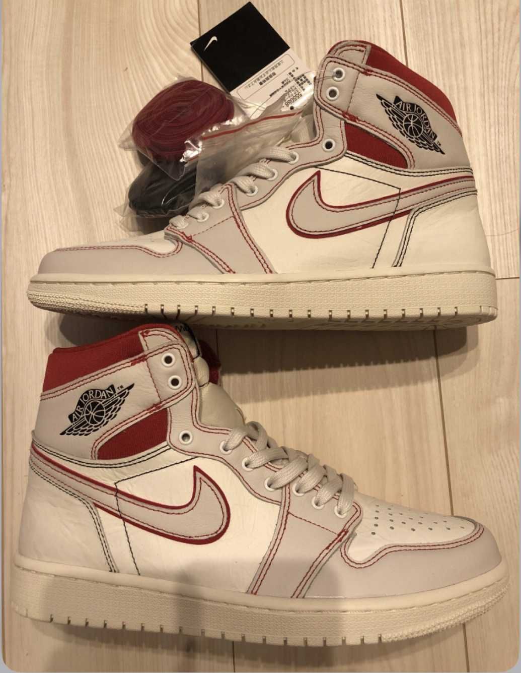 Nike Air Jordan 1 Retro High OG "Sail/University Red"     