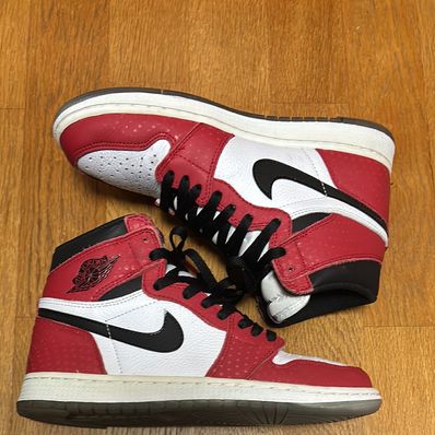 Spiderman × Nike Air Jordan 1 Origin Story "Gym Red/White/Photo Blue/Black"