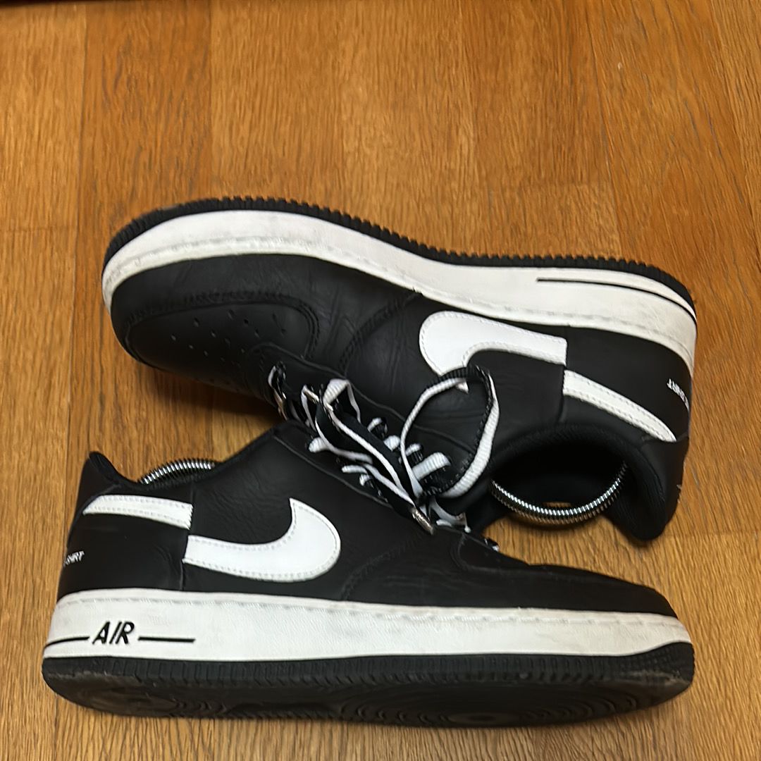 Supreme × COMME des GARCONS SHIRT × Nike Air Force 1 Low "Black/White" (2018)