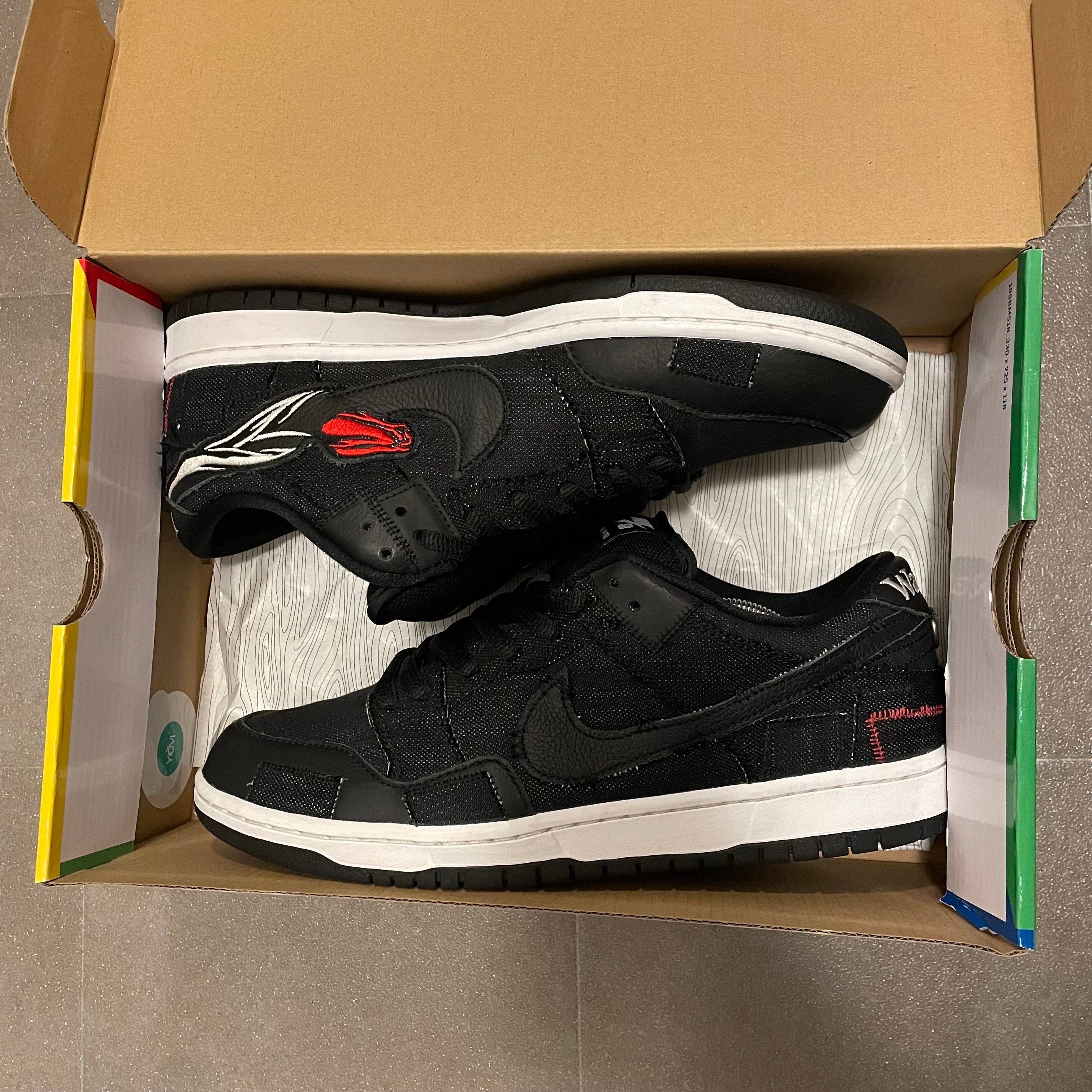 Wasted Youth × Nike SB Dunk Low "Black Denim" / VERDY