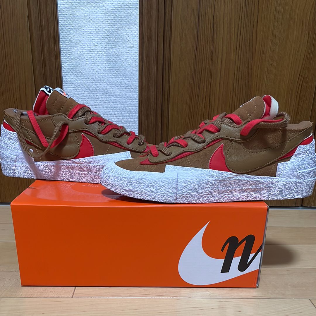 SACAI × NIKE BLAZER LOW "BRITISH TAN"
