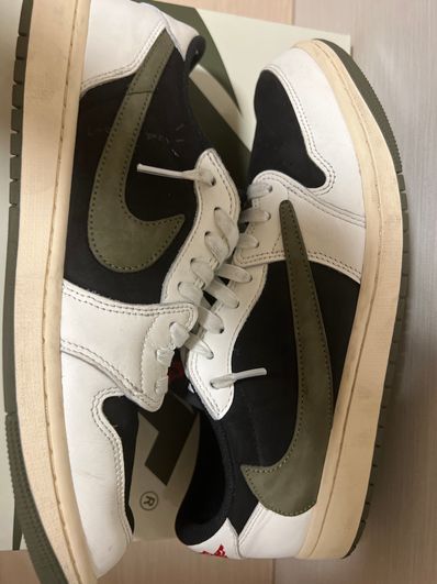 Travis Scott × Nike Women's Air Jordan 1 Low OG "Medium Olive"