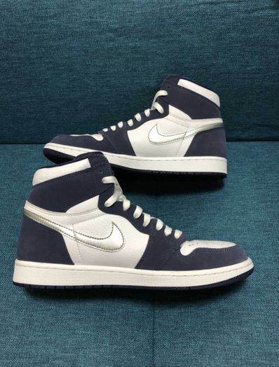 Nike Air Jordan 1 High OG CO.JP "White/Midnight Navy" (2020)(ブリーフケースなし)