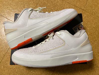 Shelflife × Nike Air Jordan 2 Low "Sail/Light Bone and Mandarin"