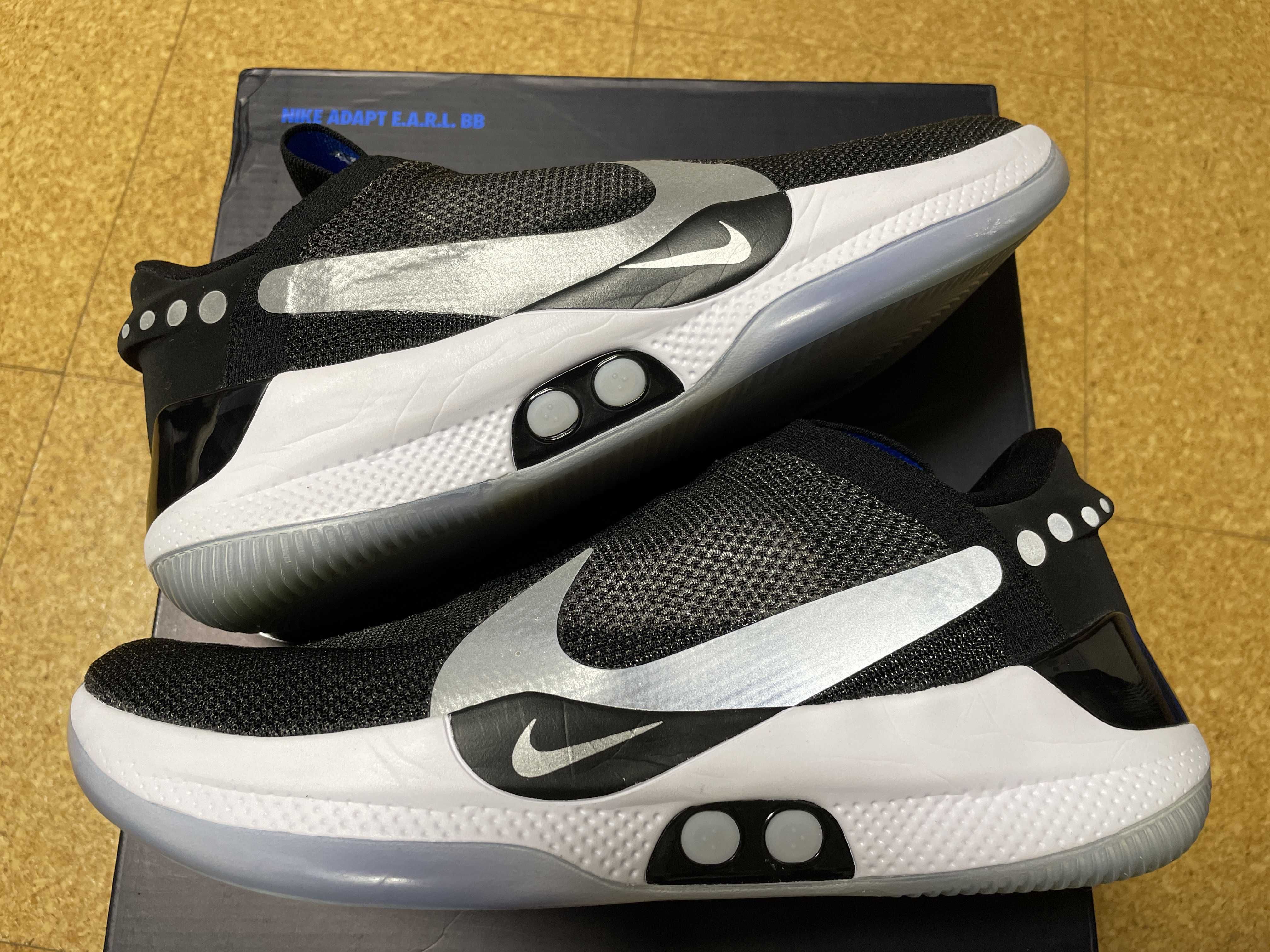 Nike Adapt BB "Black Pure Platinum"
