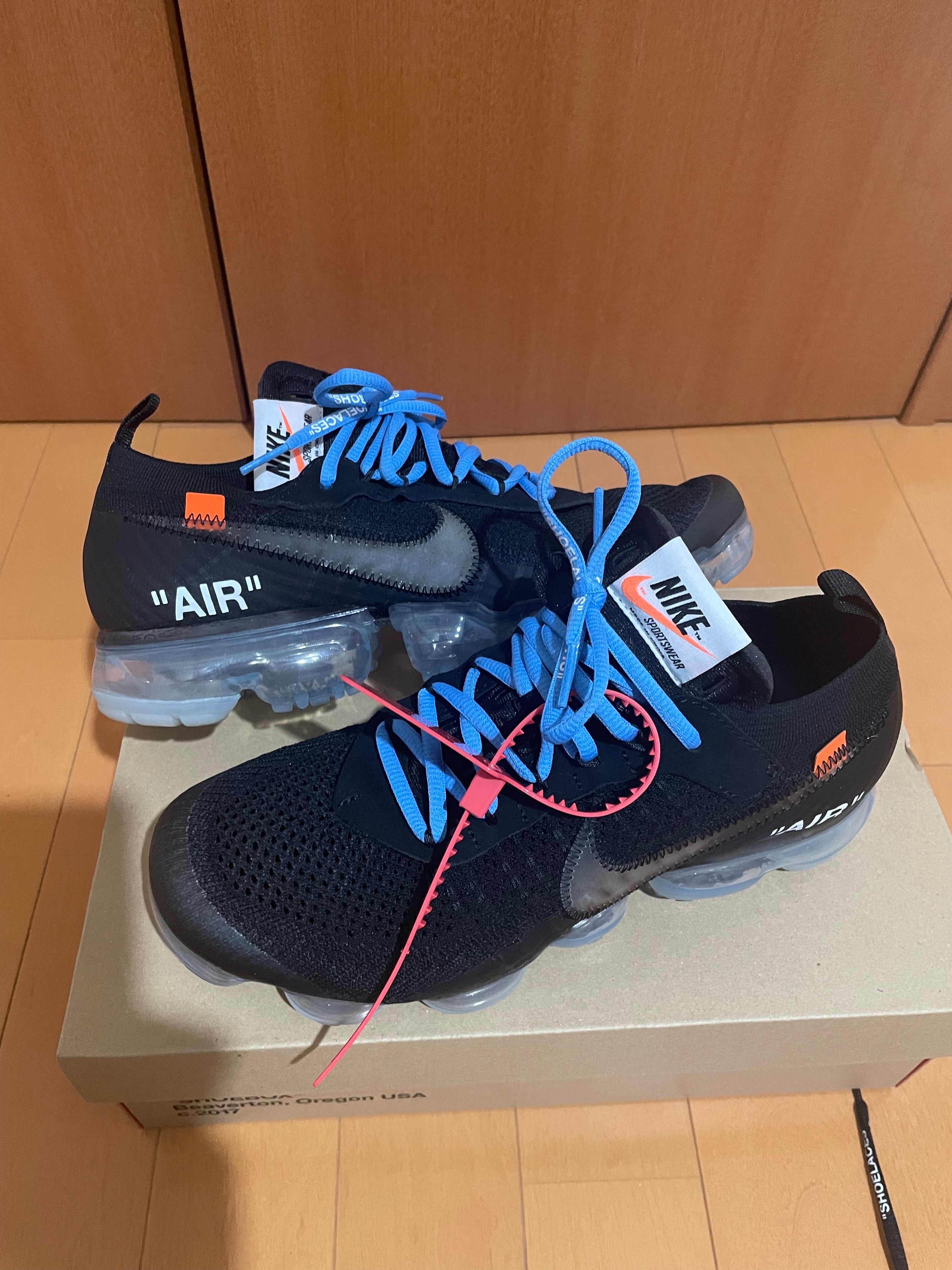 Off-White × Nike Air Vapormax "Black/Total Orange/Clear"
