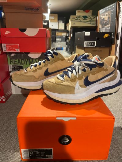 Sacai × Nike Vapor Waffle "Sesame And Blue Void"