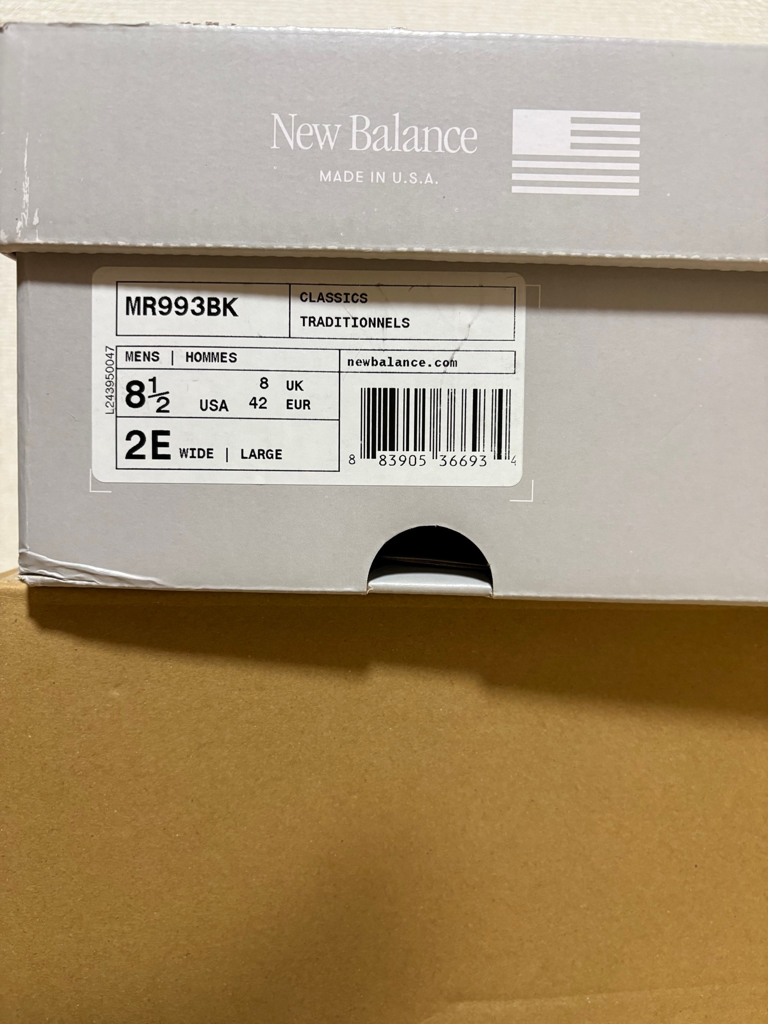 New Balance 993 "Black"