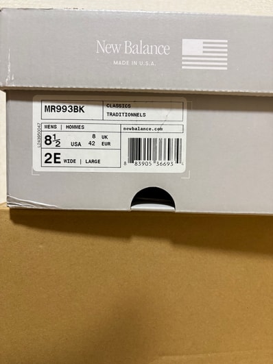 New Balance 993 "Black"