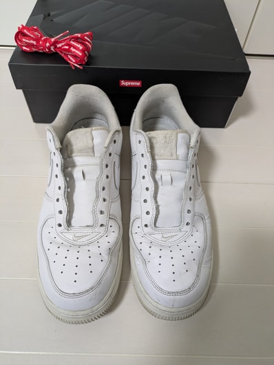 Supreme × Nike Air Force 1 Low "White"