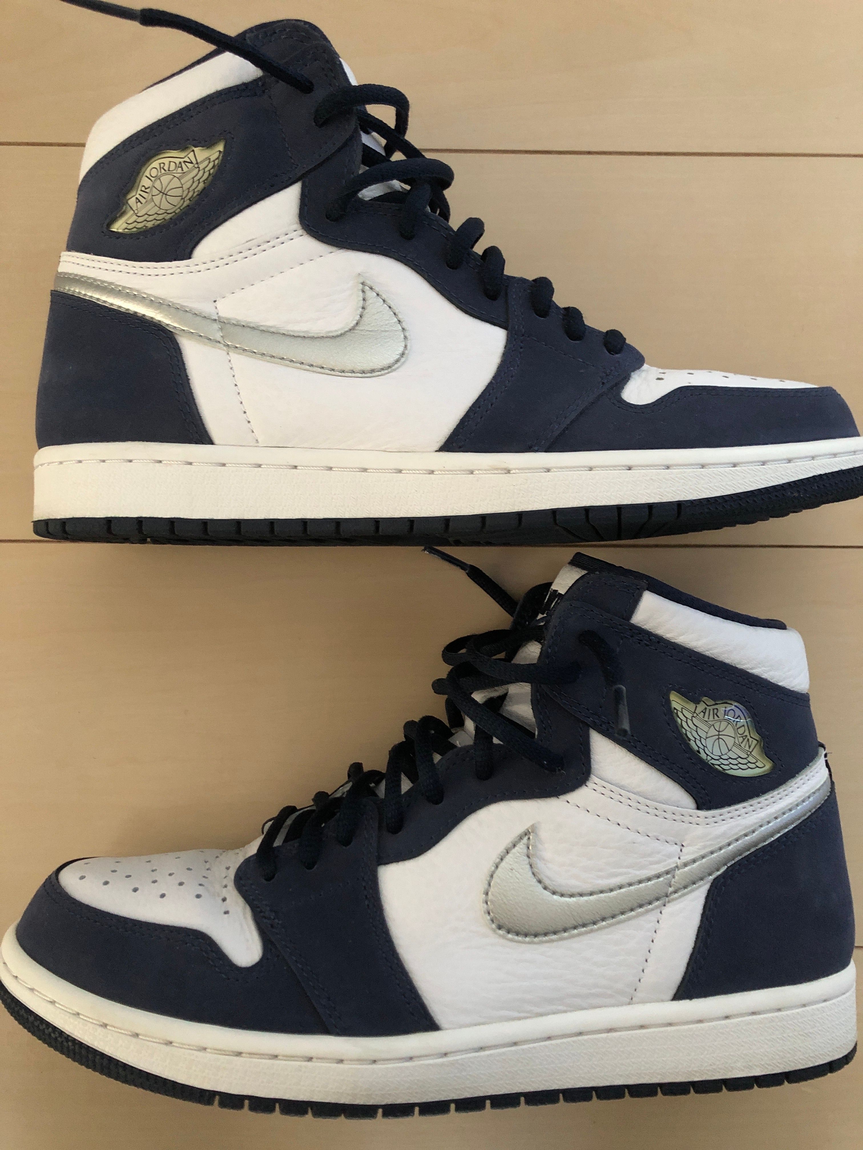 Nike Air Jordan 1 High OG CO.JP "White/Midnight Navy" (2020)(ブリーフケースなし)