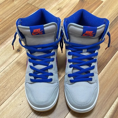 Nike SB Dunk High "Rush Blue and Team Orange/New York Mets"