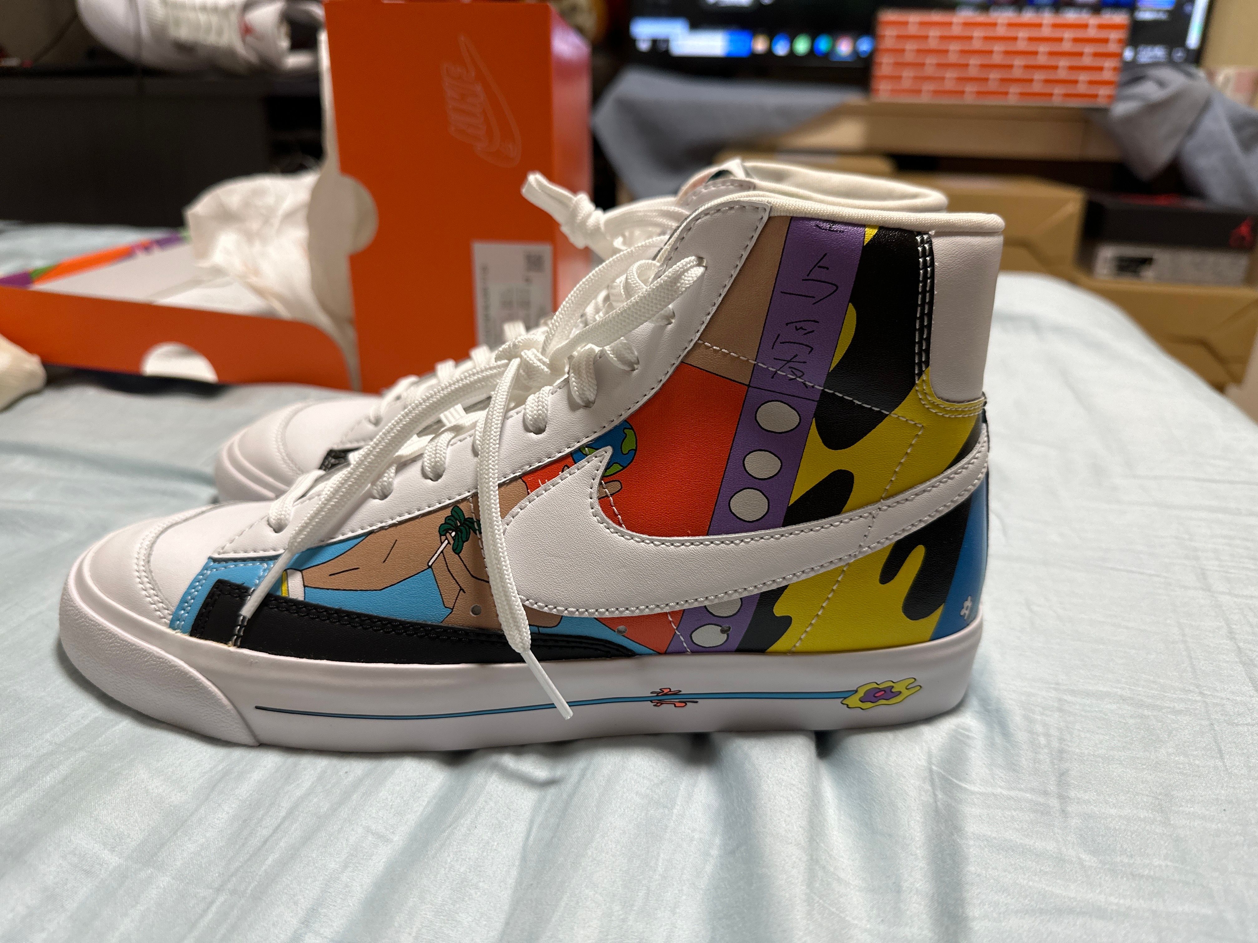 RUOHAN WANG × NIKE BLAZER MID FLYLEATHER