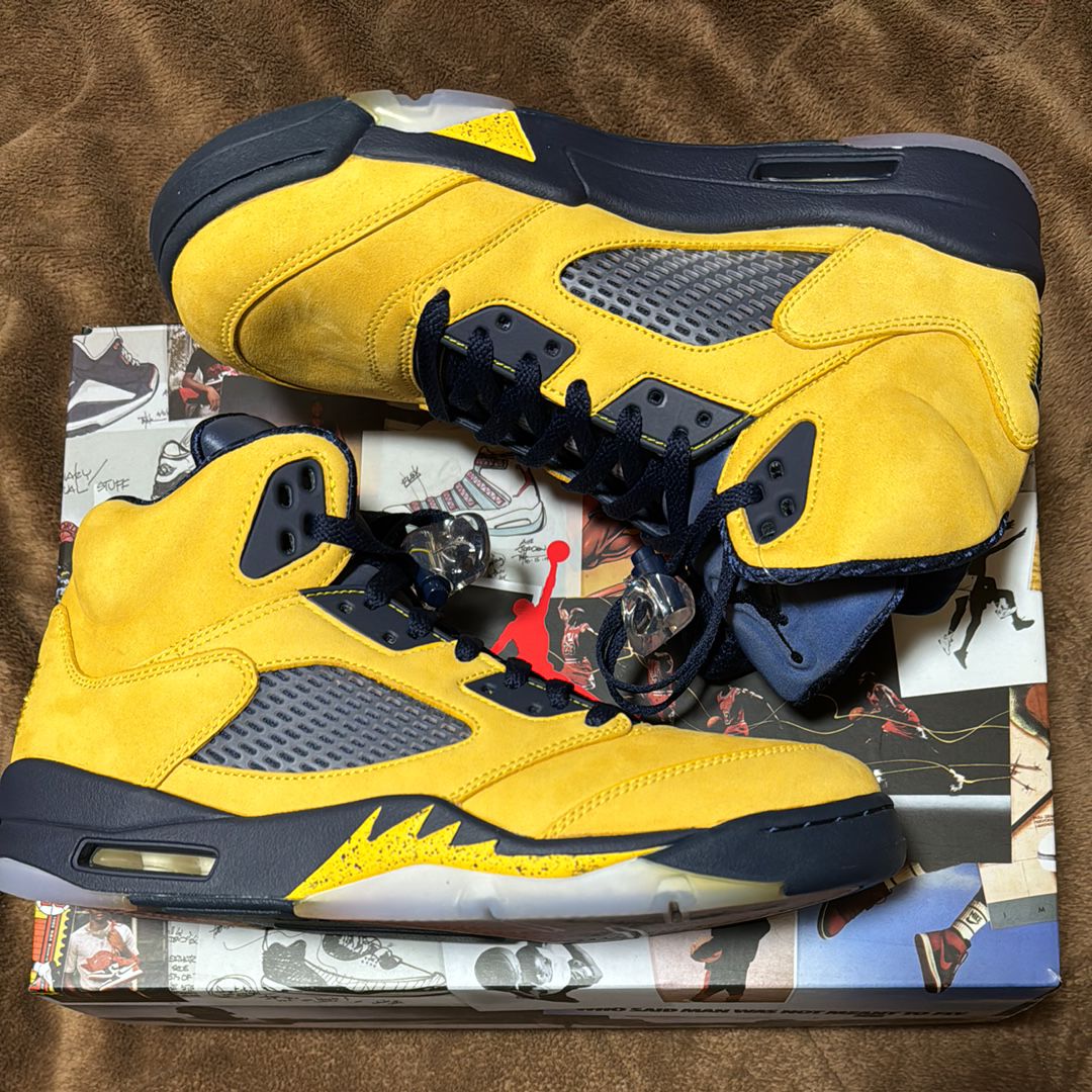 NIKE AIR JORDAN 5 "MICHIGAN"