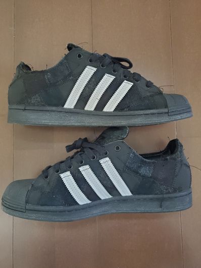 RECOUTURE × atmos × adidas Superstar "Black"