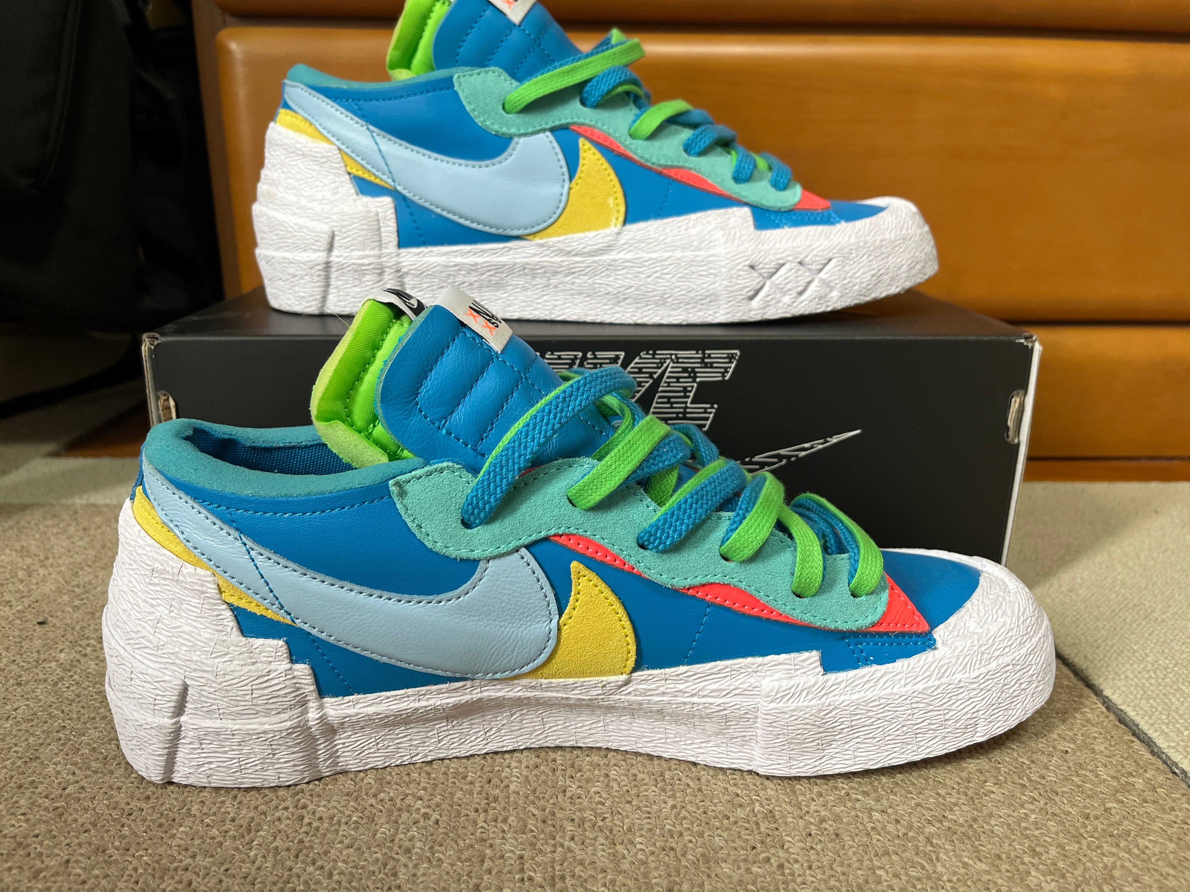 KAWS × sacai × Nike Blazer Low "Neptune Blue"