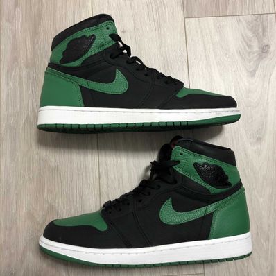 Nike Air Jordan 1 Retro High OG "Black/Pine Green" (2020)