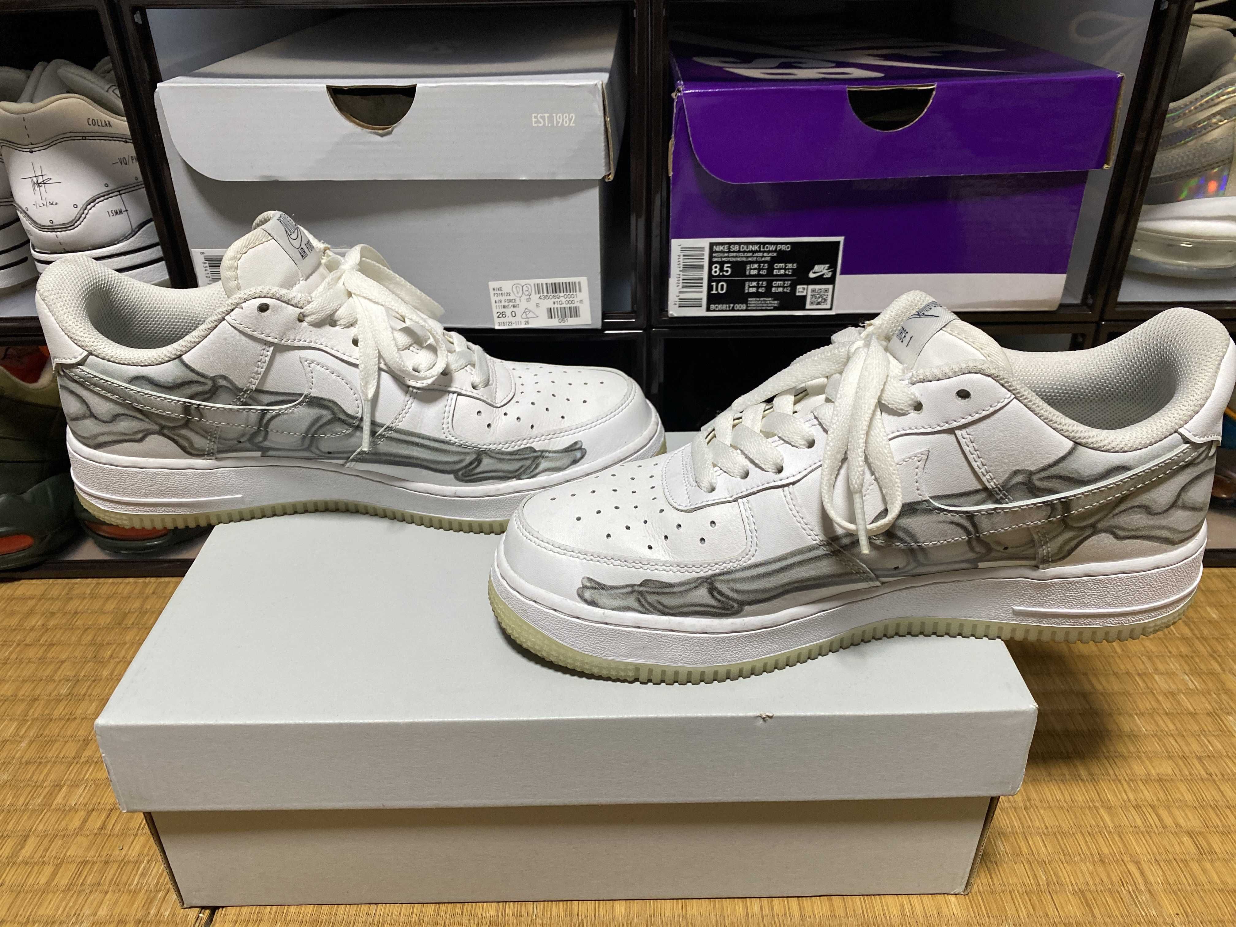 Nike Air Force 1 Low "White Skeleton"