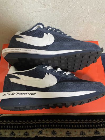 Fragment × sacai × Nike LD Waffle "Blackended Blue"