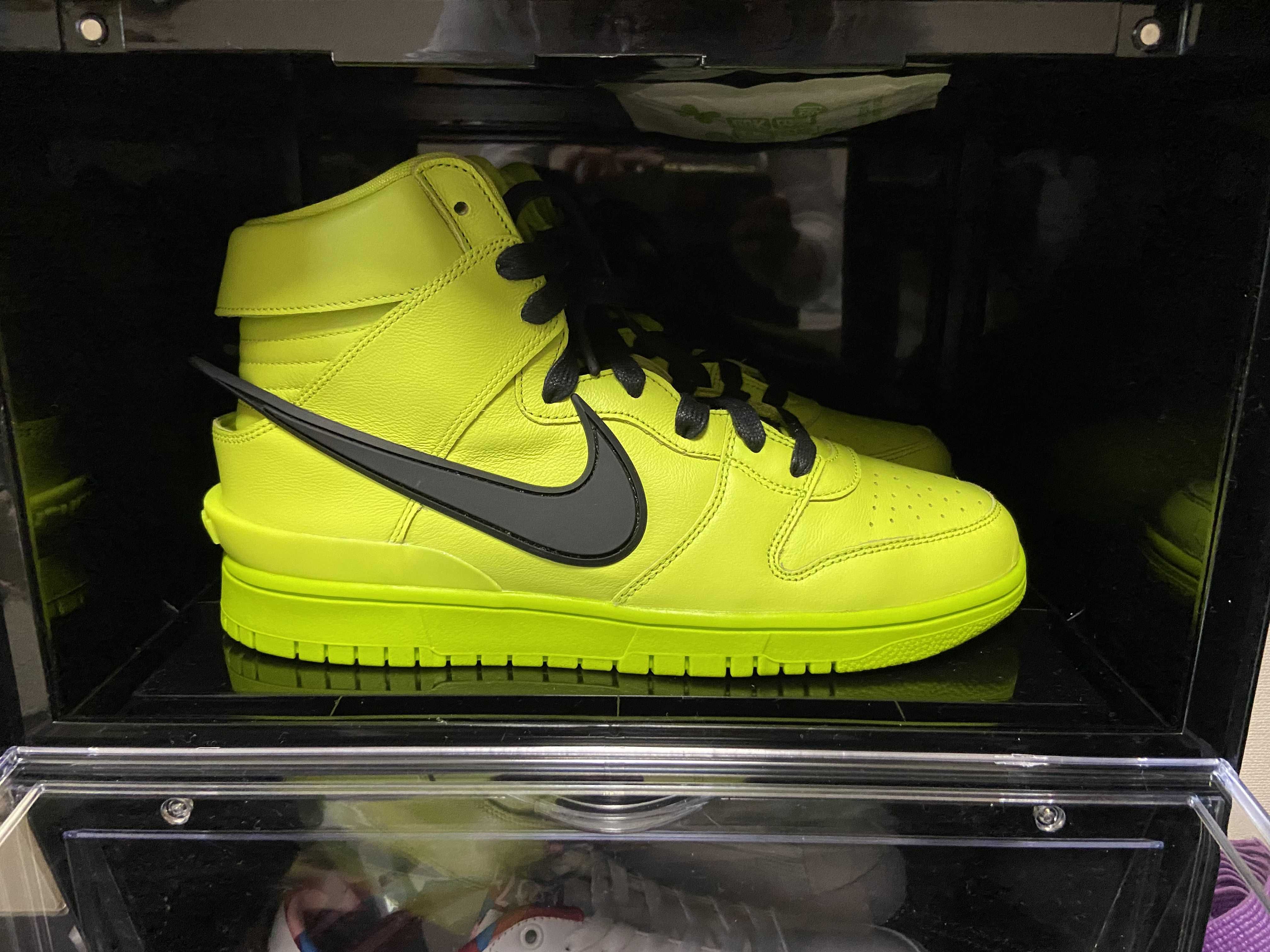AMBUSH × NIKE DUNK HIGH "FLASH LIME"