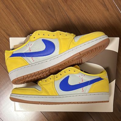 Travis Scott × Nike Women's Air Jordan 1 Retro Low OG "Canary"