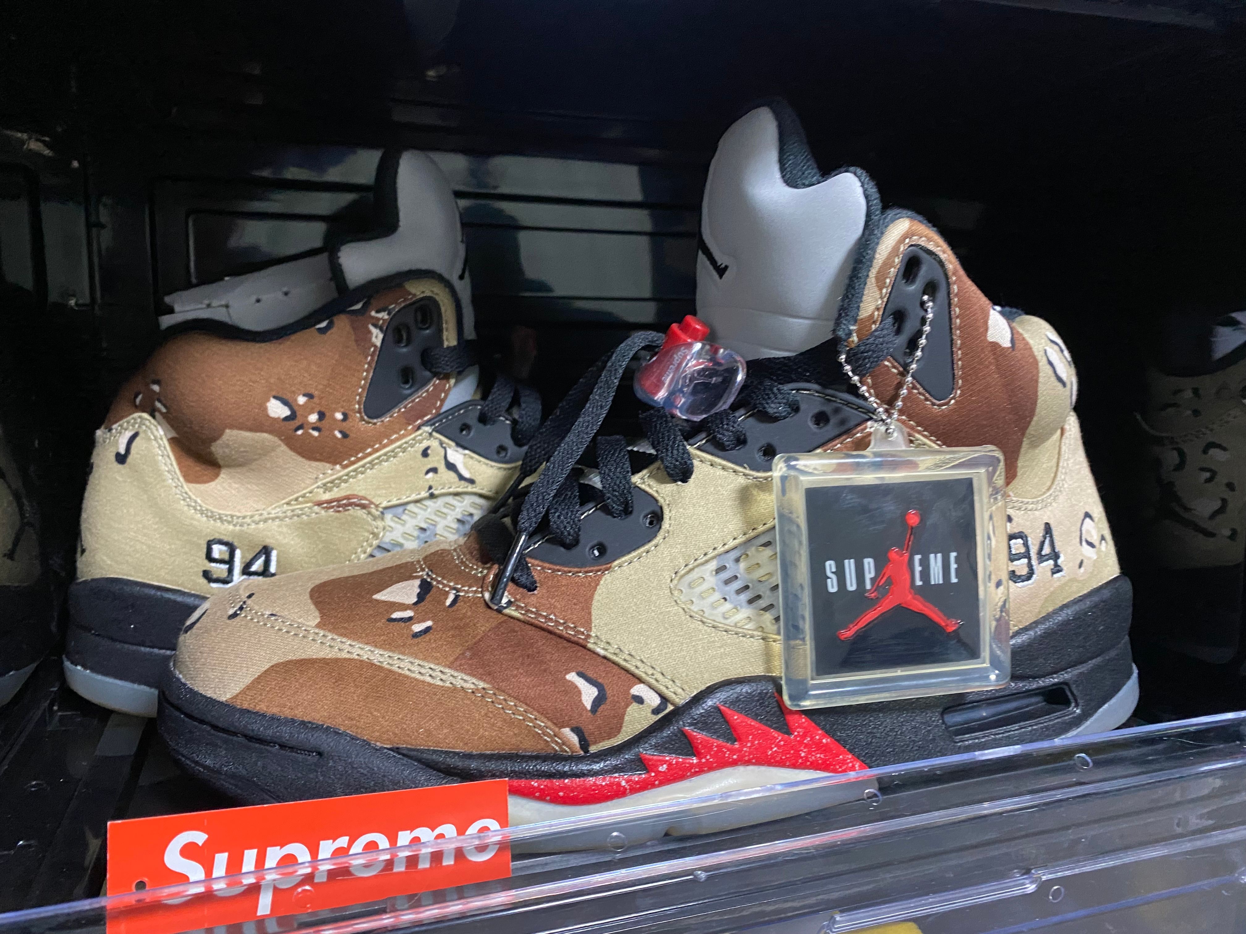 Supreme × Nike Air Jordan 5 Retro "Desert Camo"