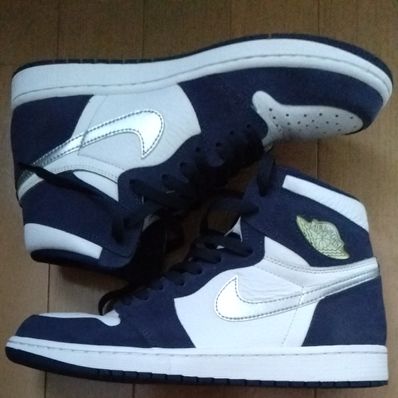 Nike Air Jordan 1 High OG CO.JP "White/Midnight Navy" (2020)(ブリーフケースなし)