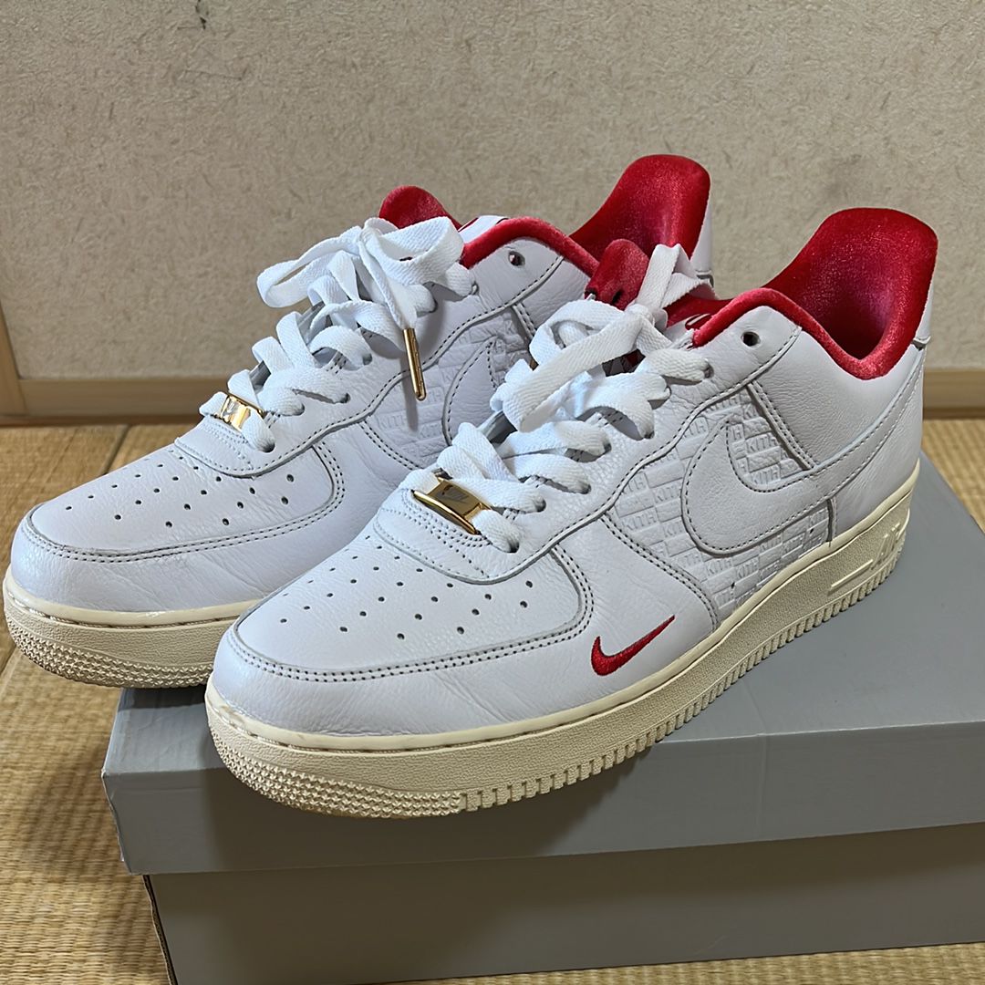 KITH × Nike Air Force 1 Low "White/Red"