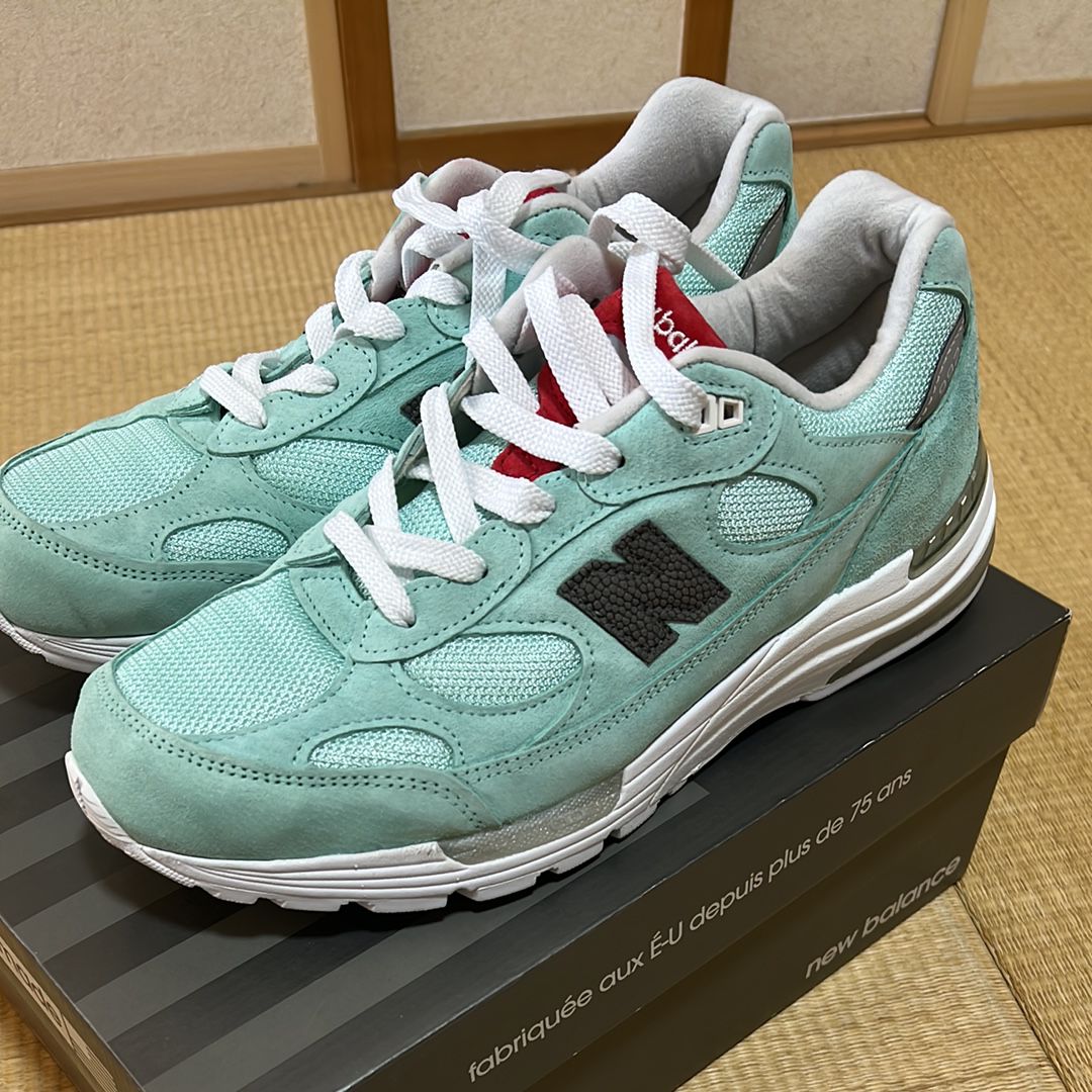KITH × New Balance 992 Kithmas "Teal/Gray"