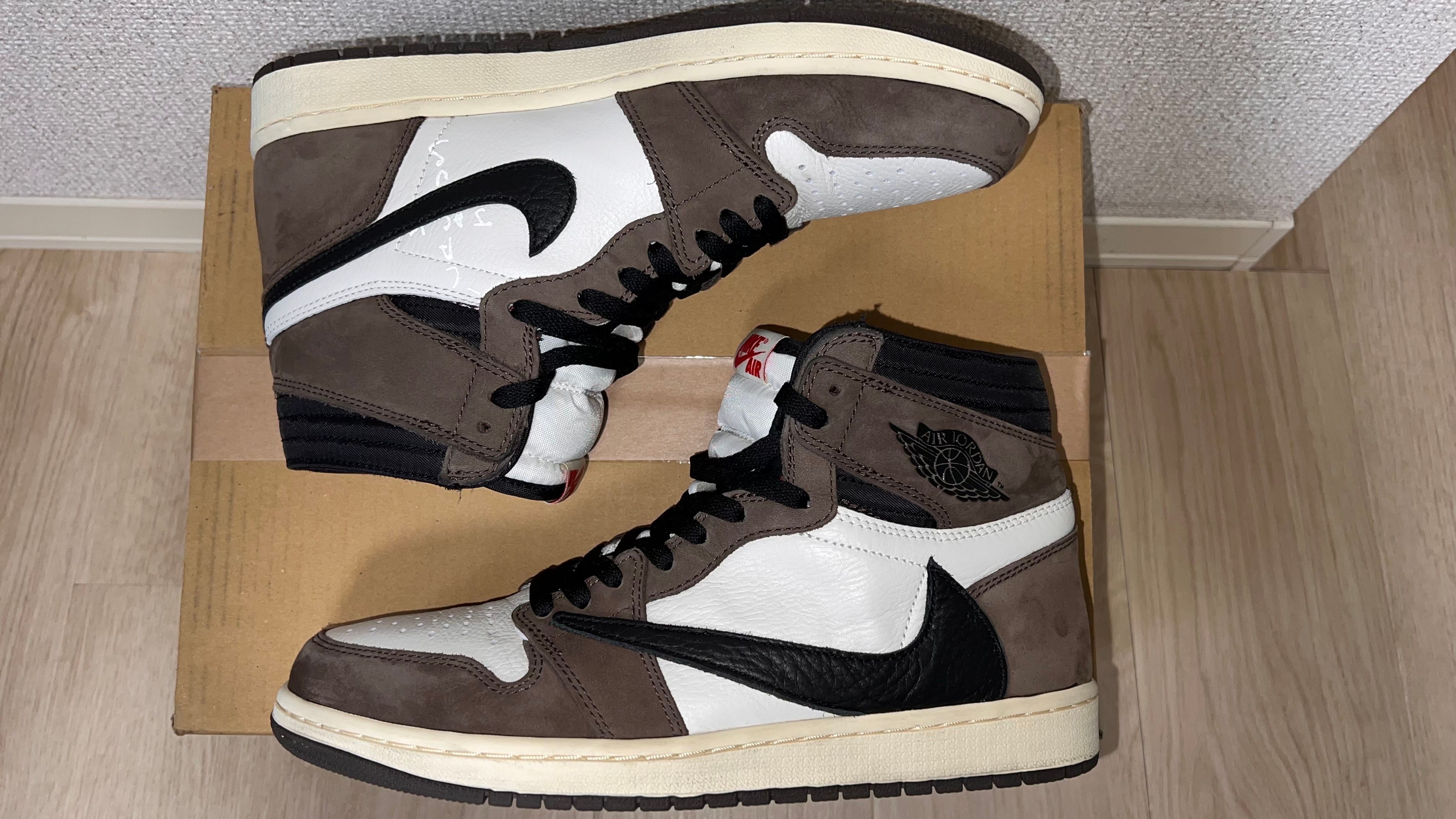 Travis Scott × Nike Air Jordan 1 Retro High OG TS SP "Sail/Dark Mocha"
