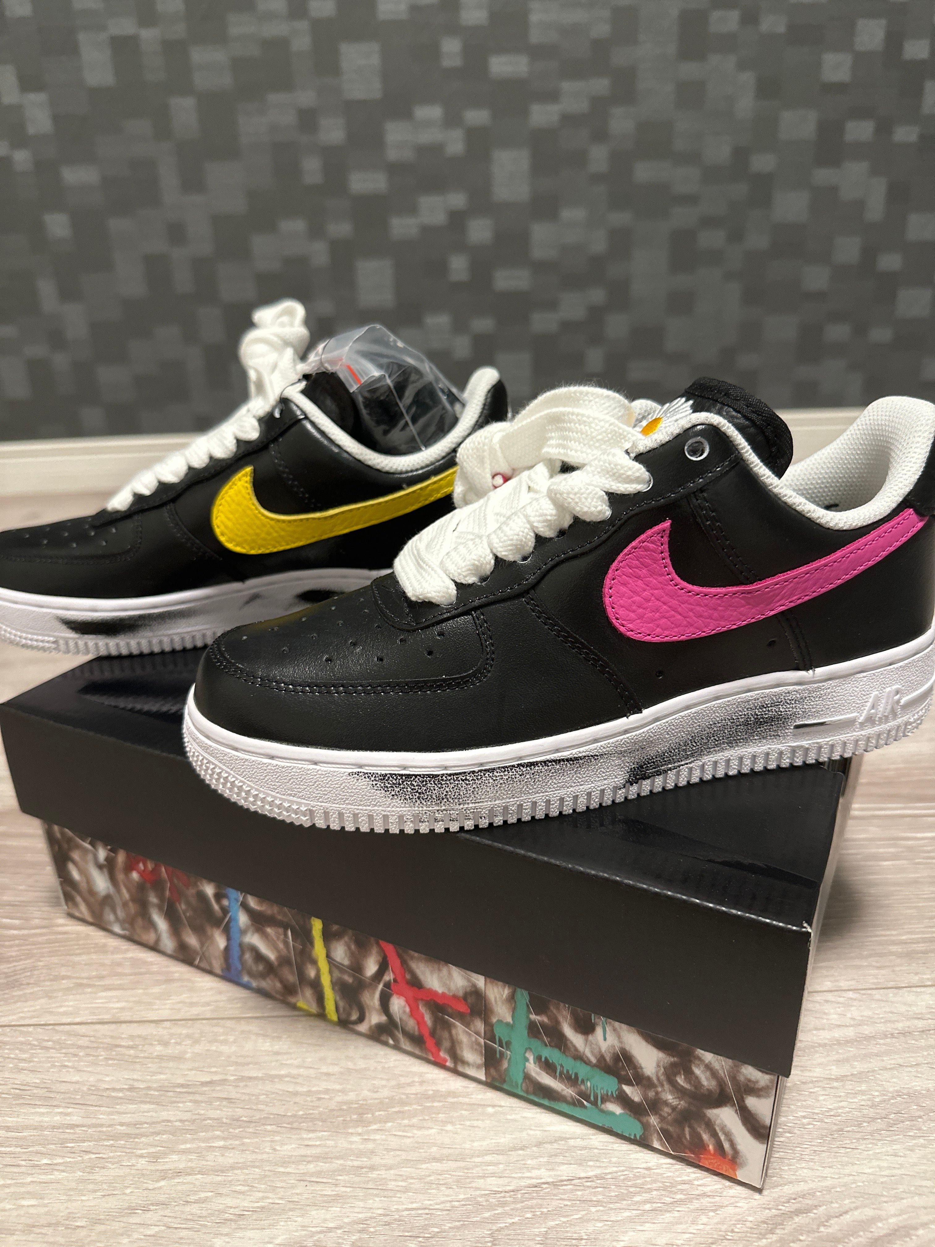 PEACEMINUSONE × Nike Air Force 1 Low '07 Para-Noise 3.0 "Black and Multi-Color" / G-DRAGON