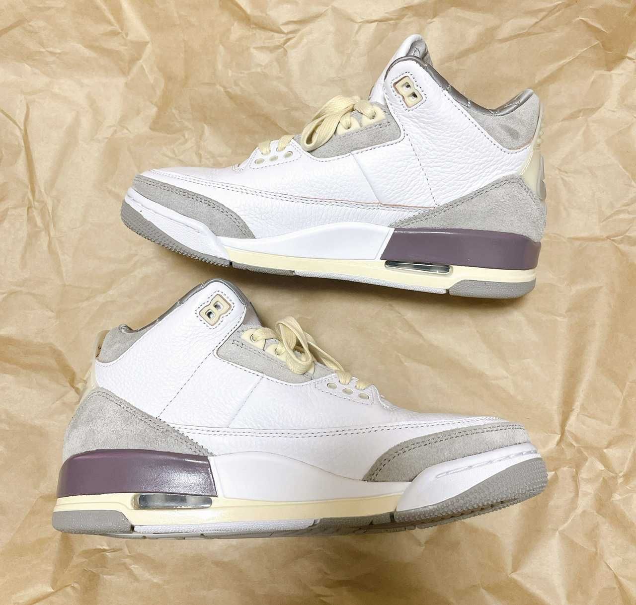 A Ma Maniere × Nike Women's Air Jordan 3 Retro SP "White/Medium Grey Violet Ore"