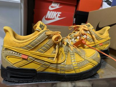 Off-White × Nike Air Rubber Dunk "University Gold"