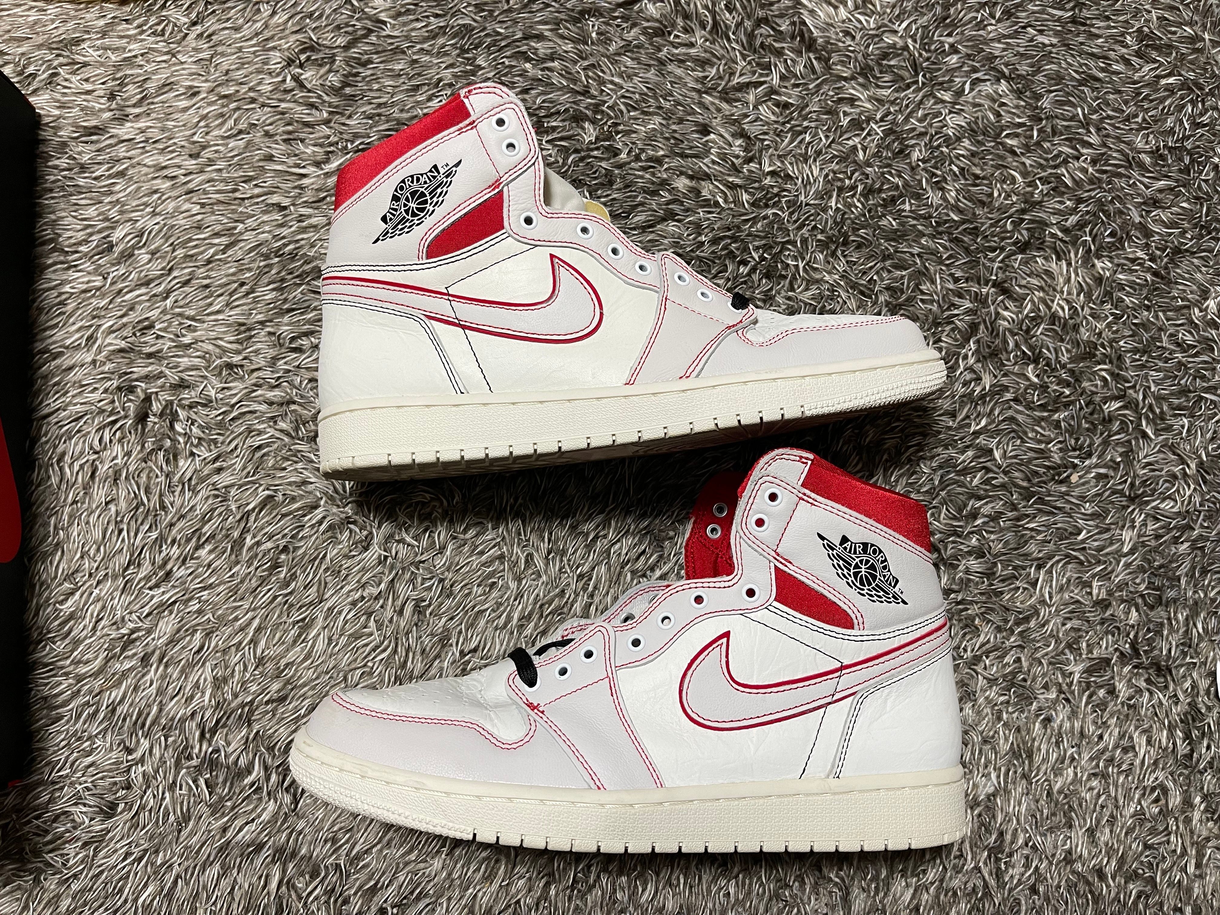 Nike Air Jordan 1 Retro High OG "Sail/University Red"     