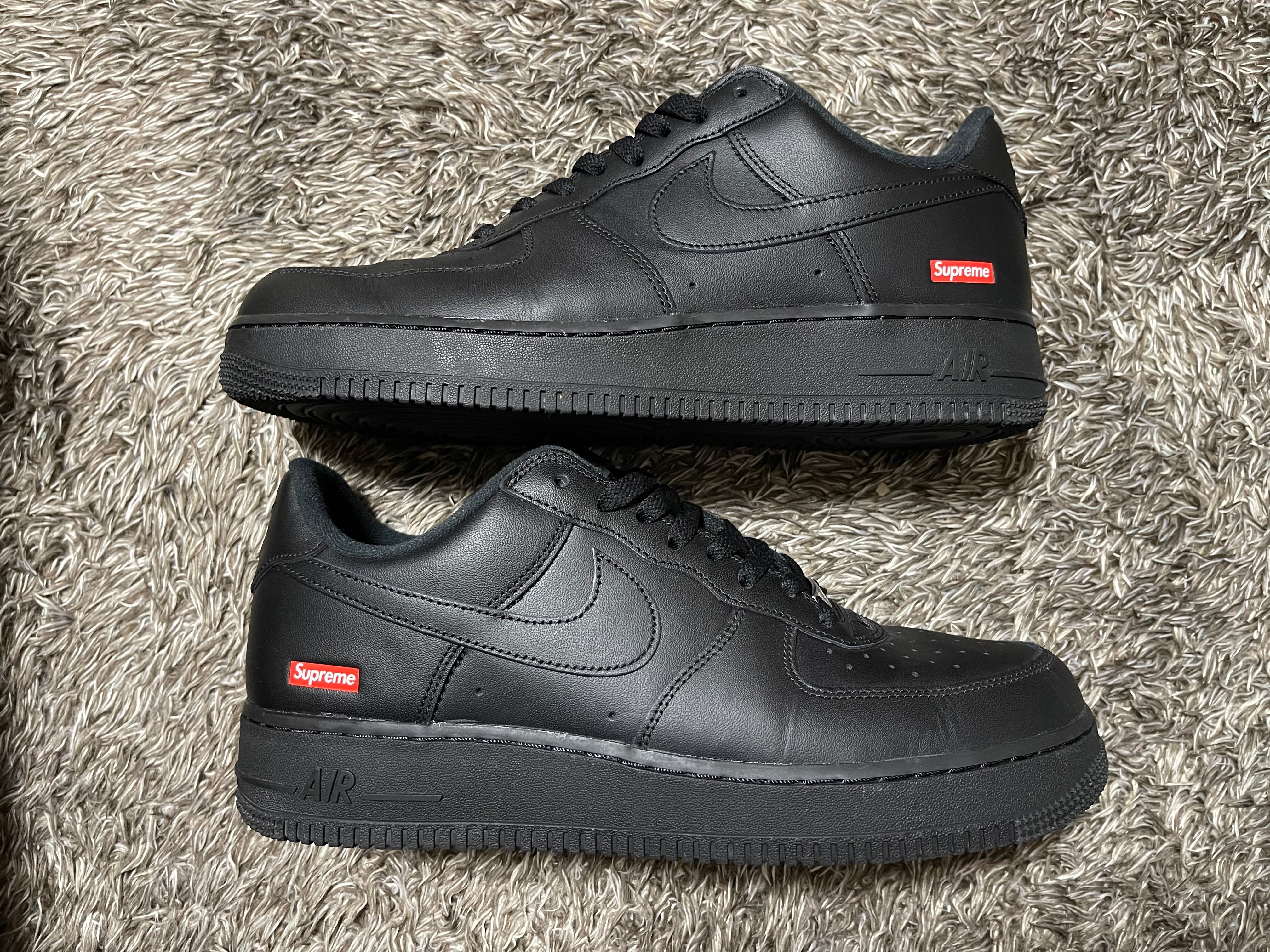 Supreme × Nike Air Force 1 Low "Black"