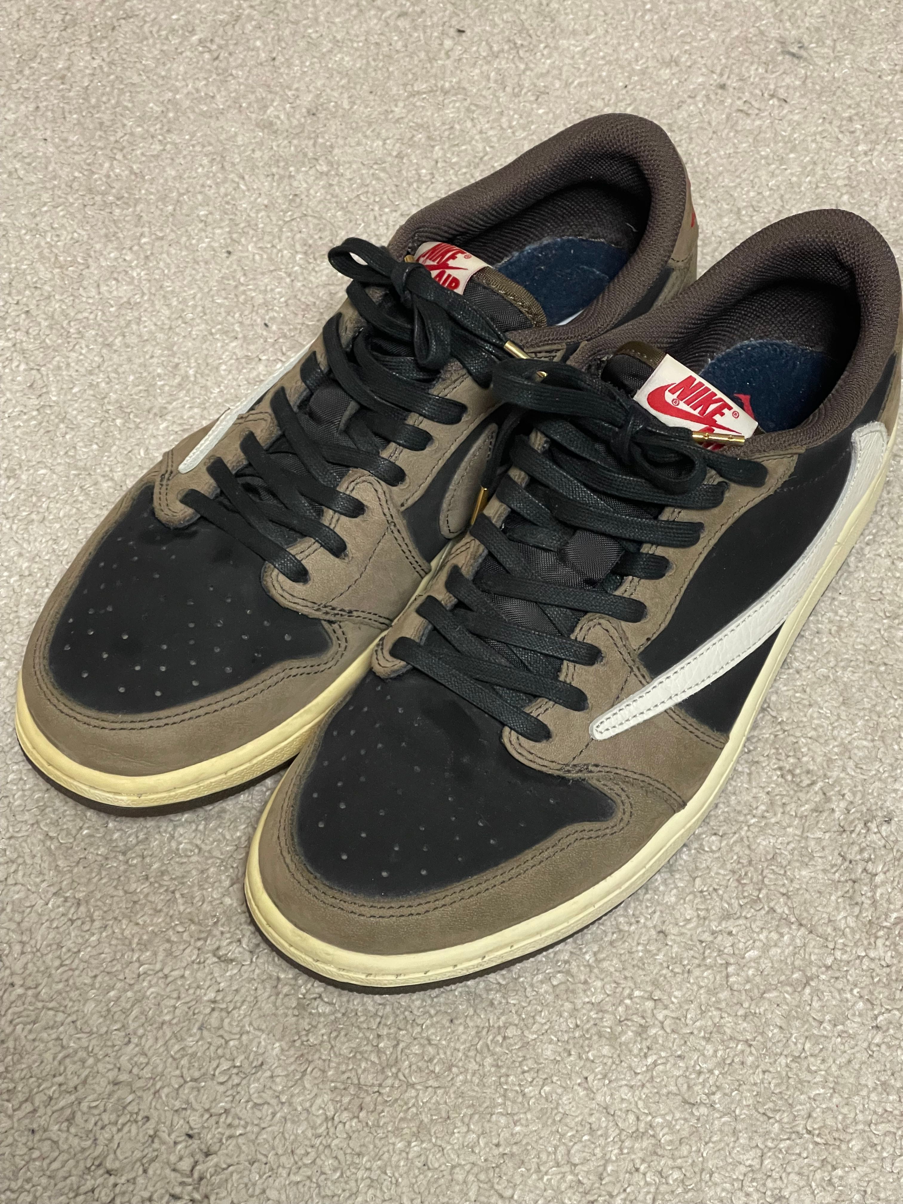 Travis Scott × Nike Air Jordan 1 Low OG SP-T "Black/Dark Mocha"