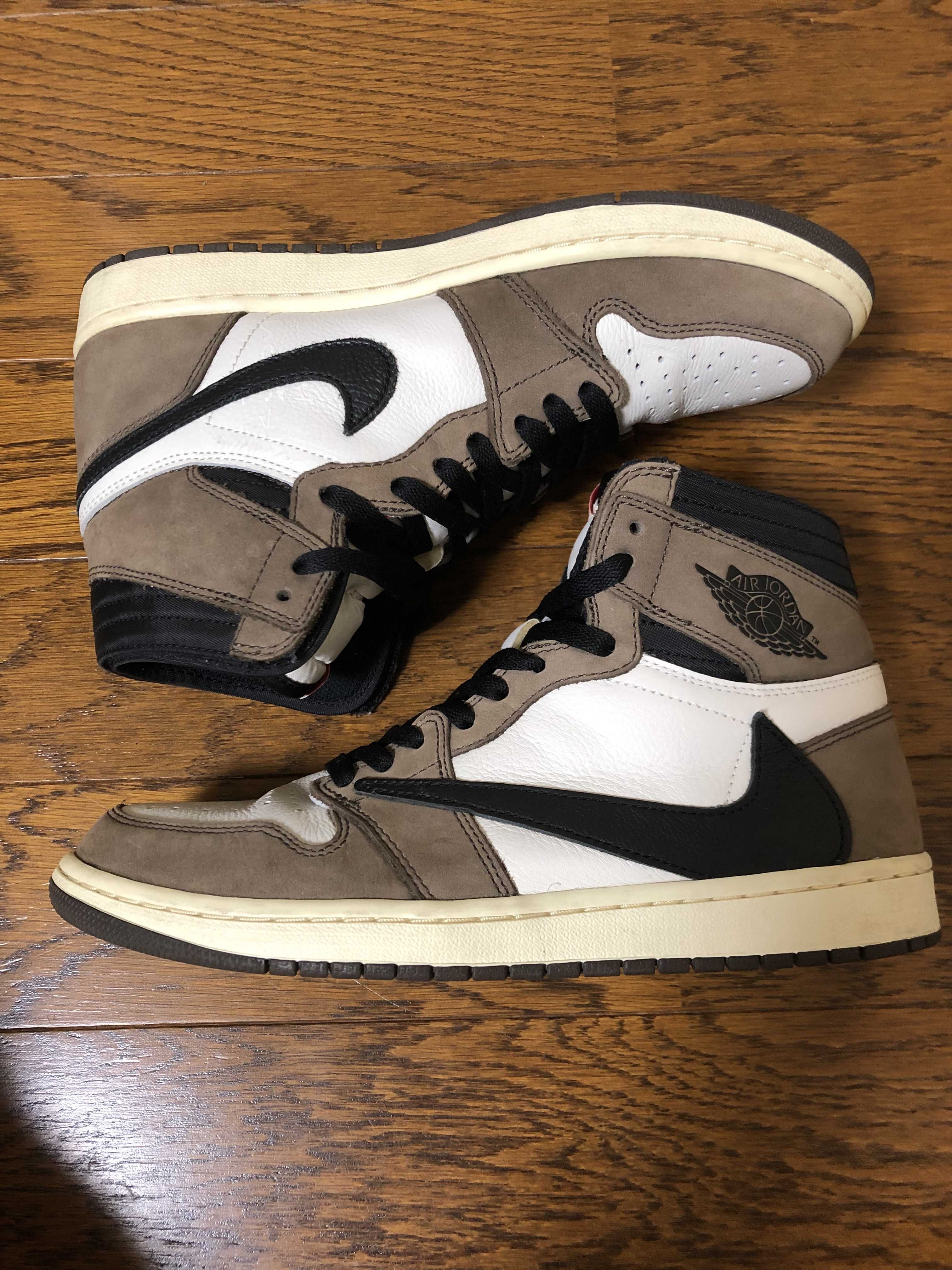Travis Scott × Nike Air Jordan 1 Retro High OG TS SP "Sail/Dark Mocha"
