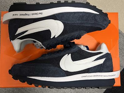 Fragment × sacai × Nike LD Waffle "Blackended Blue"