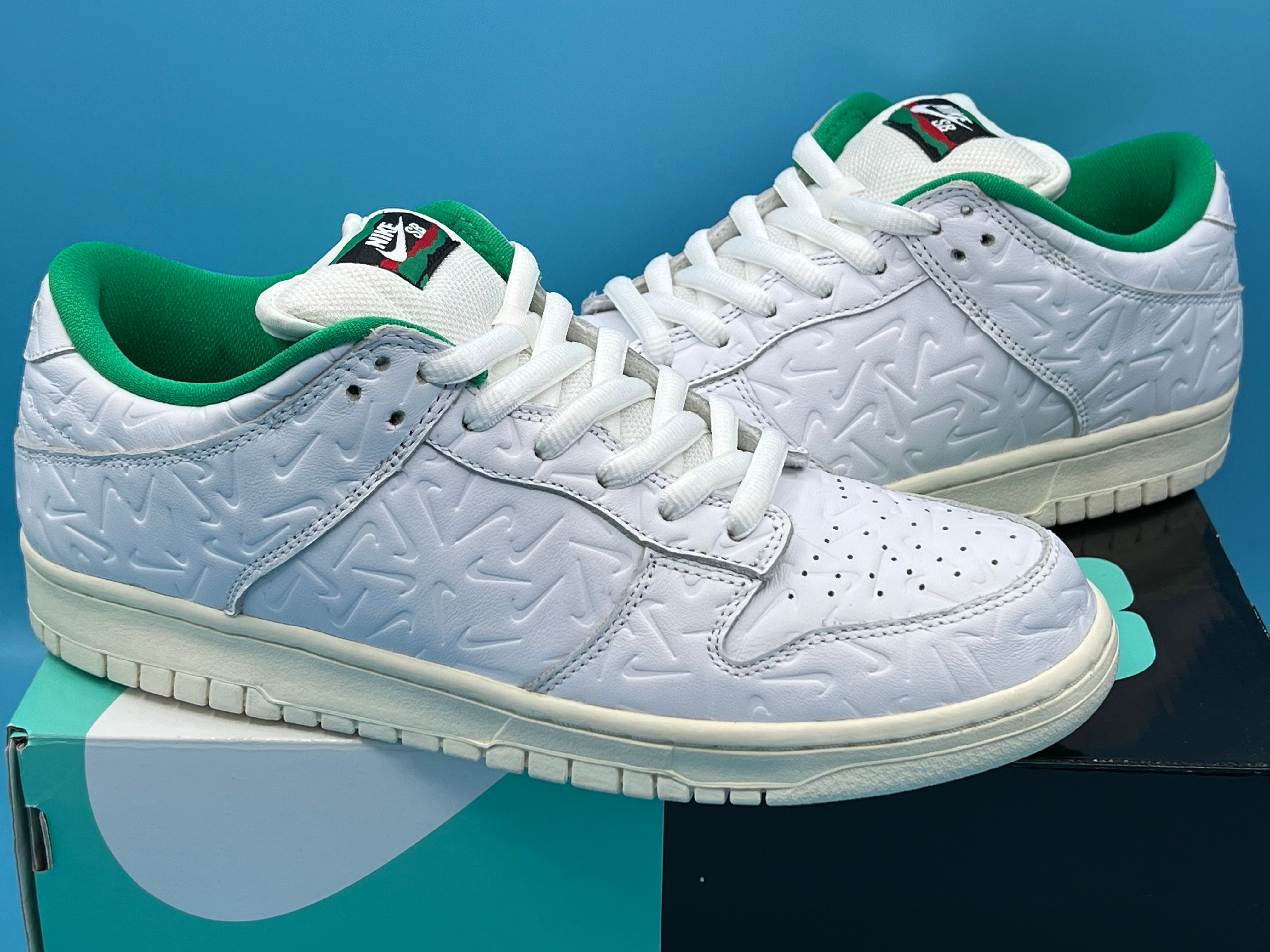 BEN-G × Nike SB Dunk Low "White/Green"
