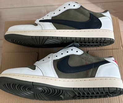 Travis Scott × Nike Air Jordan 1 Low OG SP "Reverse Olive"