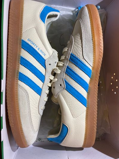 Sporty & Rich × adidas Samba OG "Cream White"