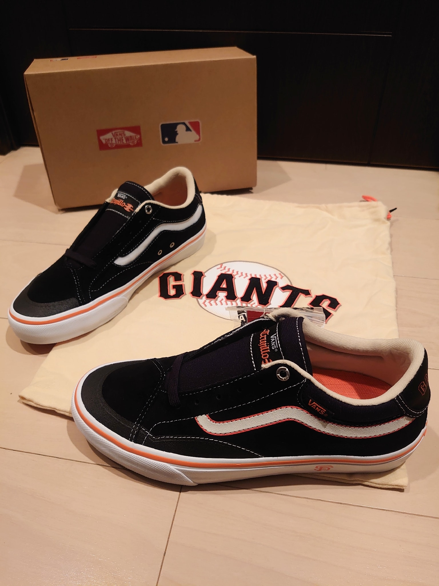 San Francisco Giants × Vans TNT Advanced Prototype LTD "Black"
