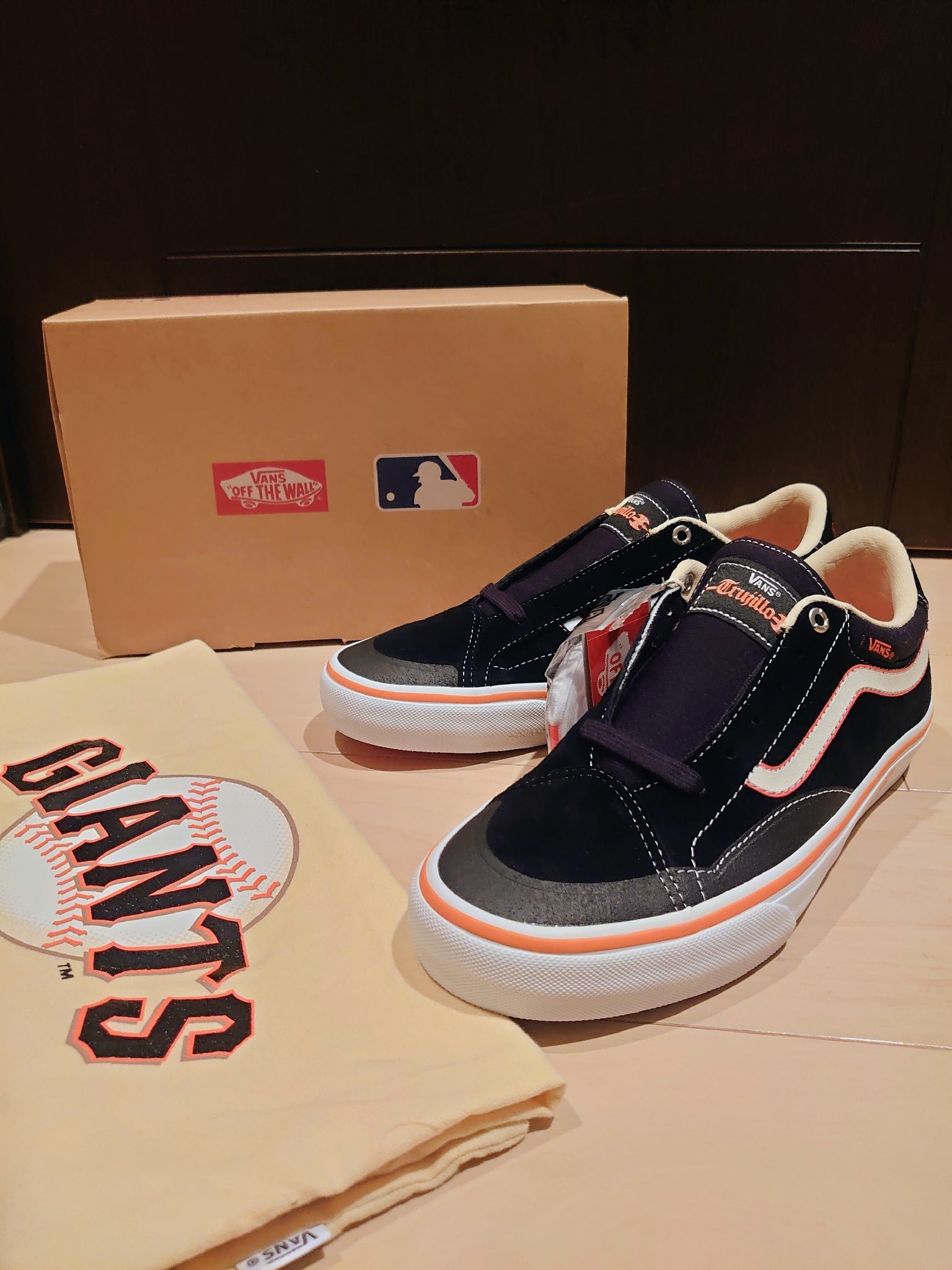 San Francisco Giants × Vans TNT Advanced Prototype LTD "Black"