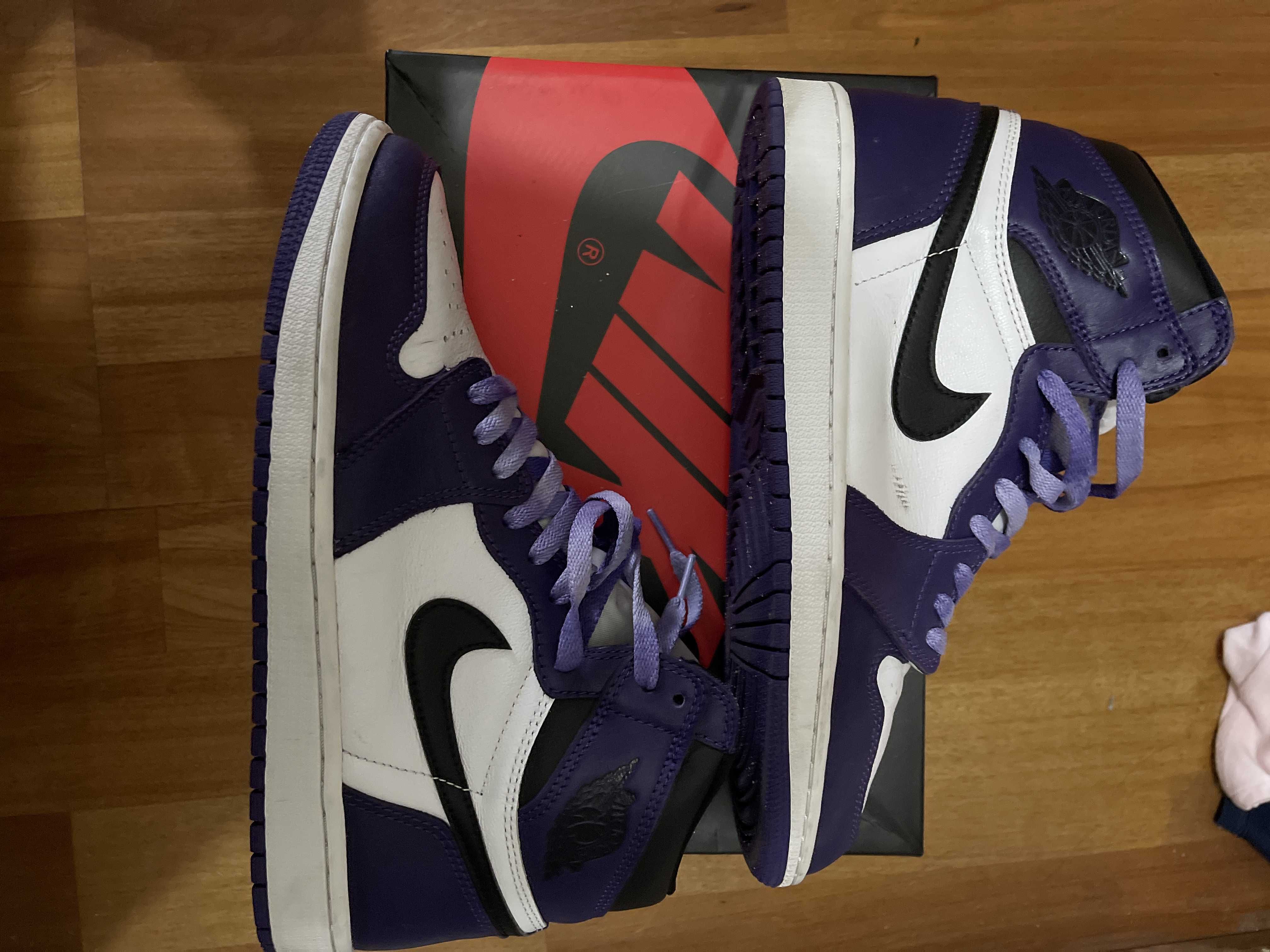 Nike Air Jordan 1 Retro High OG "Court Purple White/Black" (2020)   