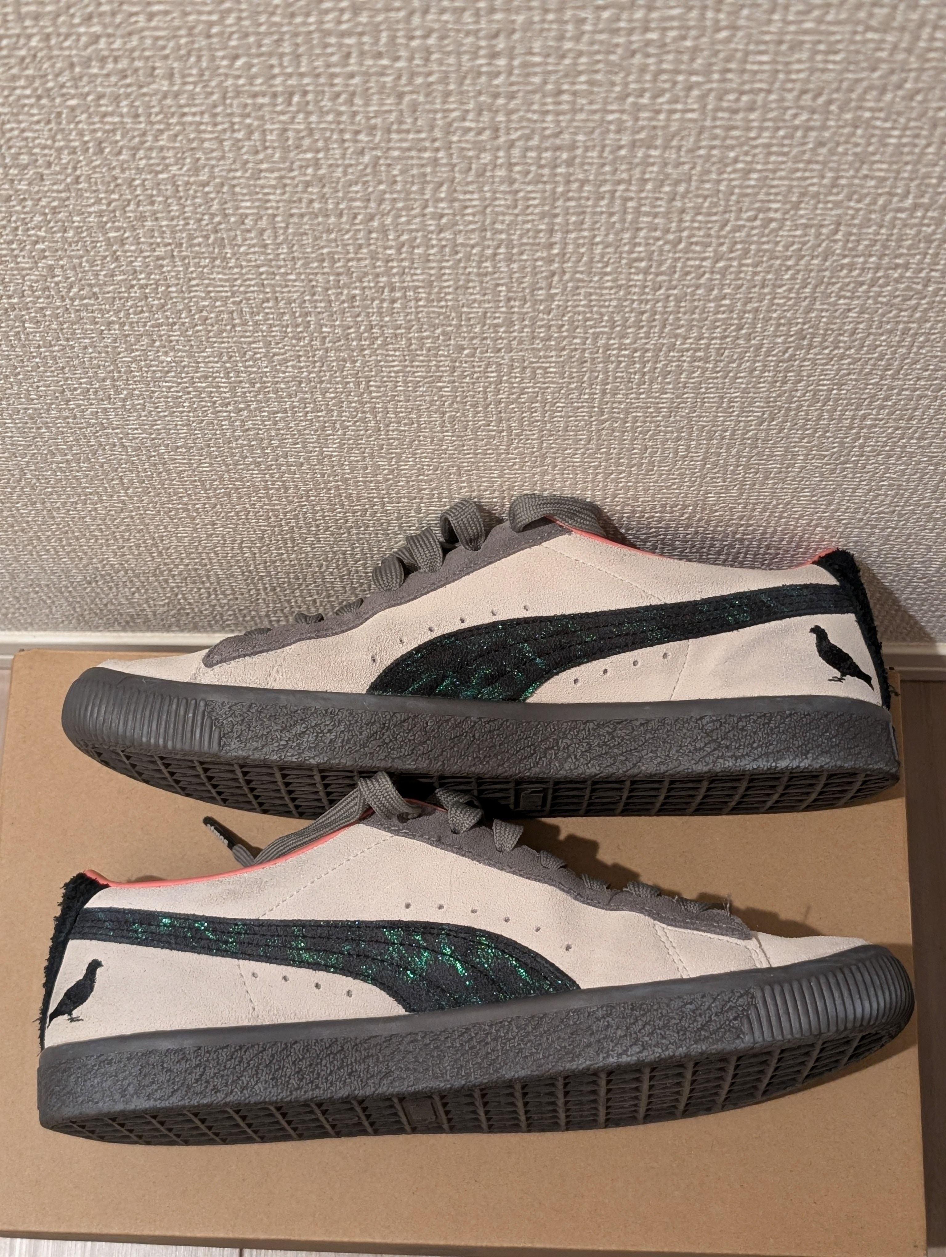Staple × Atmos × Puma Suede "Natural Grey"