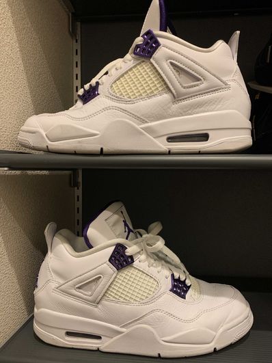 NIKE AIR JORDAN 4 "METALLIC PACK" COURT PURPLE