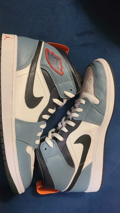 FACETASM × Nike Air Jordan 1 Mid "White/Navy"