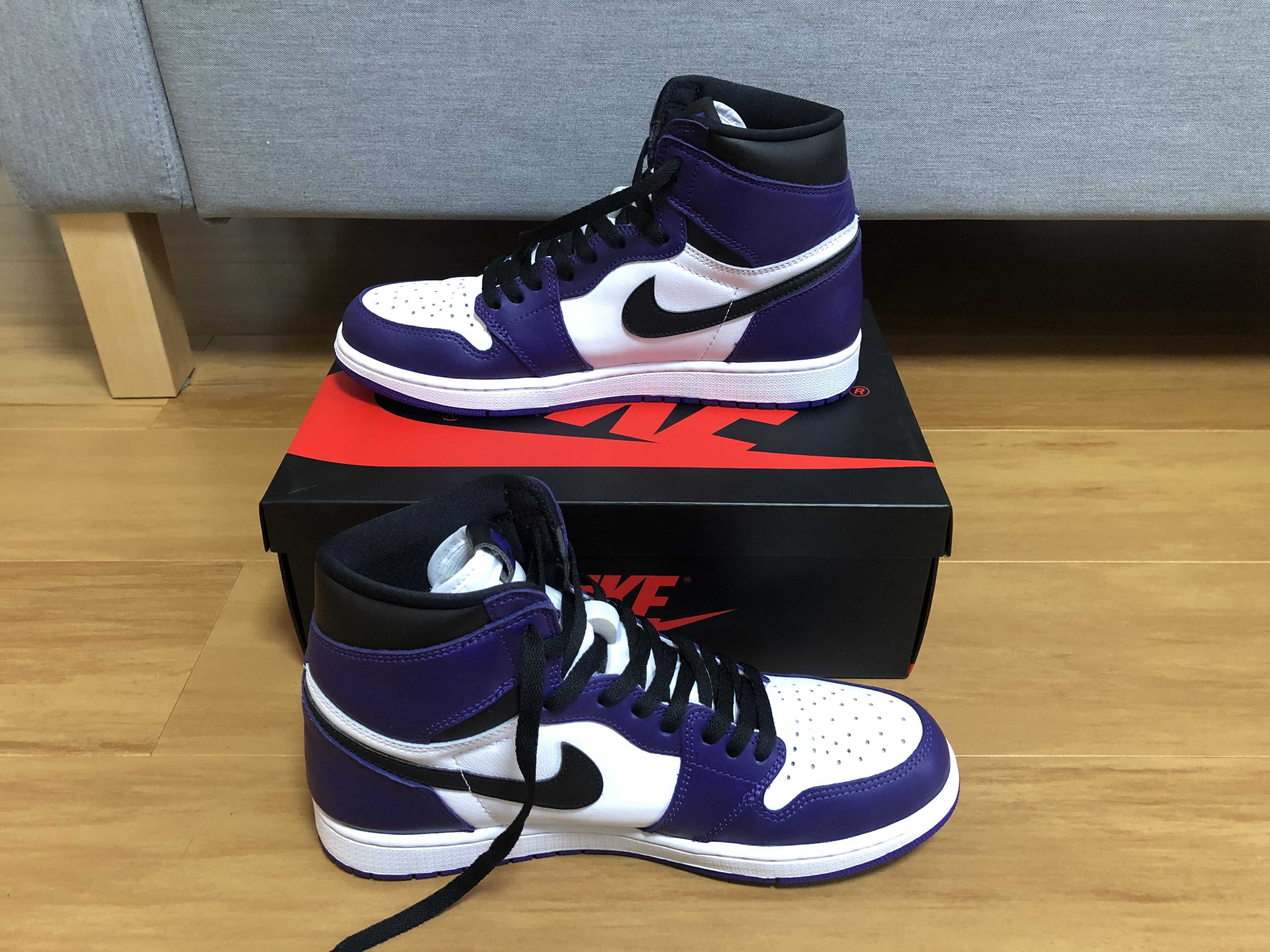Nike Air Jordan 1 Retro High OG "Court Purple White/Black" (2020)