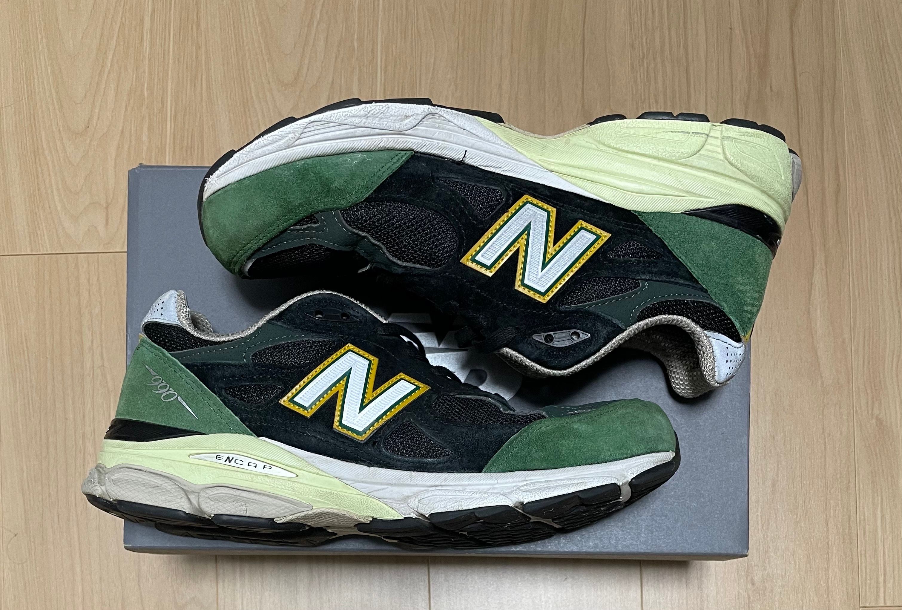 New Balance 990V3 "Black/Green/Yellow"