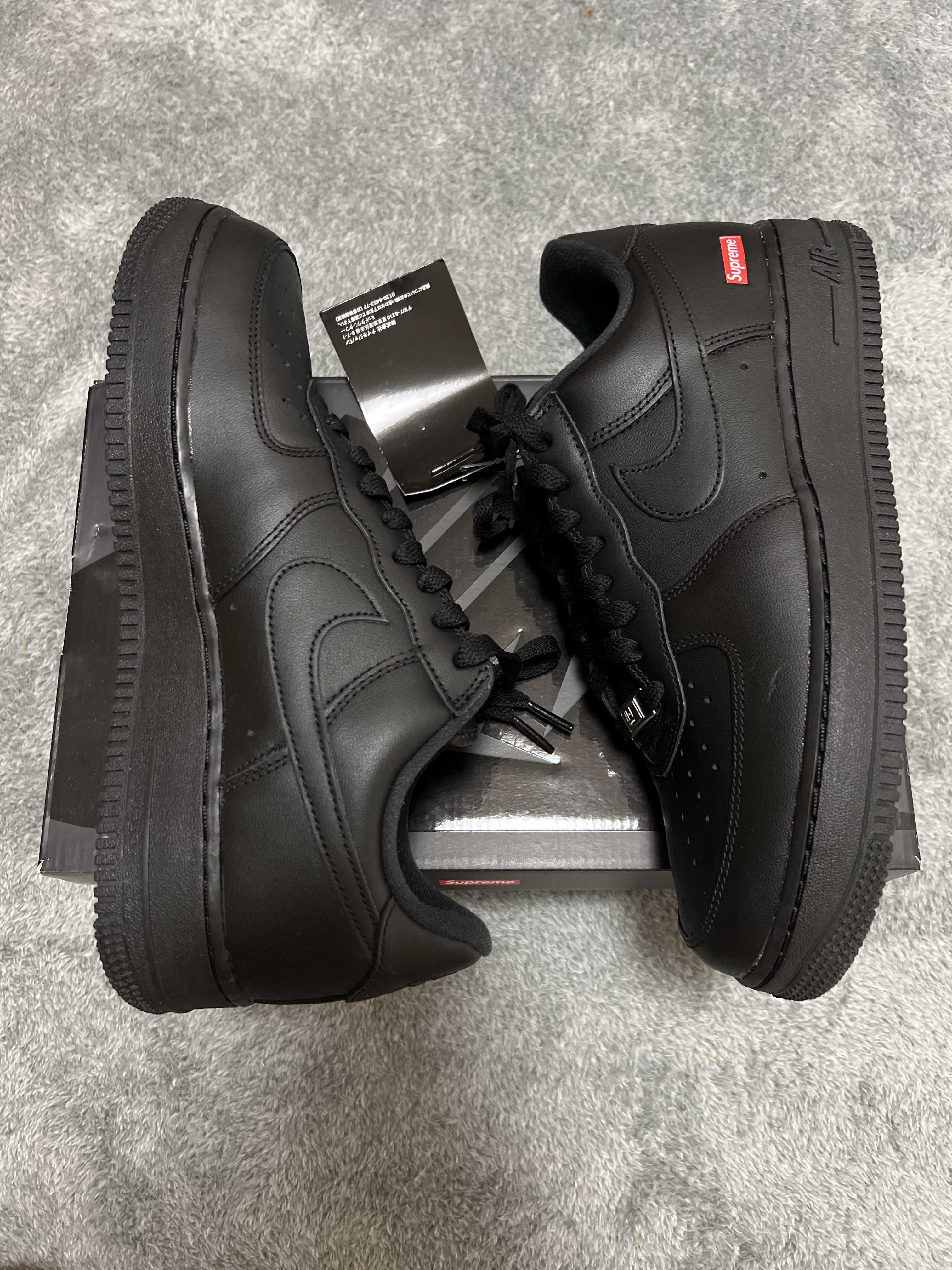 Supreme × Nike Air Force 1 Low "Black"